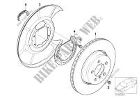 Rear wheel brake / brake disc Brakes 5 Series bmw-cars 2005 525i 27522